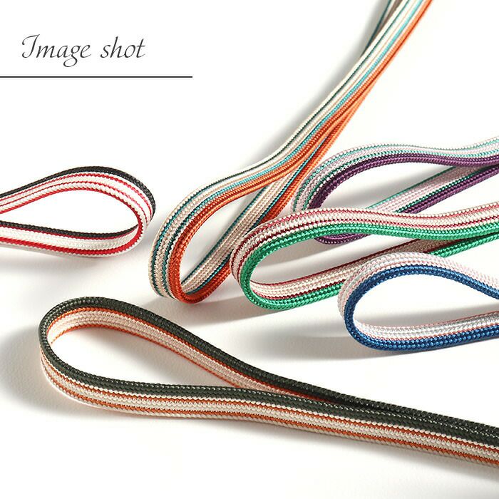 帯締め正絹五嶋紐平組青緑紫オレンジ焦げ茶黒6色展開日本製無形文化財江戸組紐小紋紬木綿着物街着きれいめカジュアル着物和装和服帯締帯〆組紐展覧会お稽古正絹帯締安いおしゃれおとなカラー