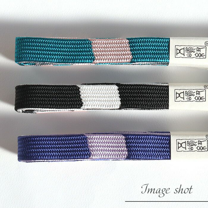 帯締め正絹五嶋紐平組黒白青緑ベージュ青紫3色展開日本製無形文化財江戸組紐小紋紬木綿着物街着きれいめカジュアル着物和装和服帯締帯〆組紐展覧会お稽古正絹帯締安いおしゃれツートンバイカラー二重リバーシブルモダン