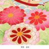 お宮参り着物女の子絹正絹掛け着産着赤桃金鈴牡丹御所車鞠桜松疋田絞風鹿の子吉祥紋友禅刺繍金彩新品販売購入きもの祝い着のしめ初着祝着一つ身服装赤ちゃんベビーまりマリ