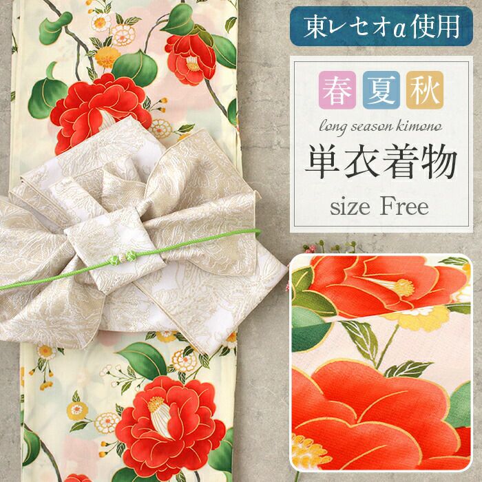 浴衣 着物 洗える 単衣 セオアルファ 夏着物 裄丈68 薄物 セオα 日本製