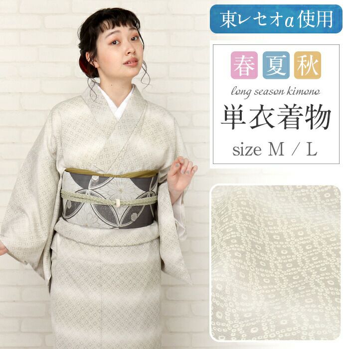着物 洗える 単衣 セオアルファ 夏着物 裄丈66 裄丈68 薄物 セオα 日本