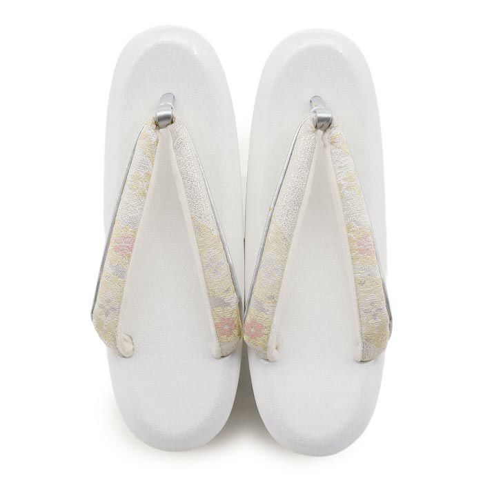 草履留袖用訪問着用レディース紗織沙織Lサイズホワイト唐花合皮3枚芯かかと高め日本製痛くない歩きやすい女性黒留袖色留袖礼装用フォーマル結婚式ぞうり草履着物草履単品草履だけ