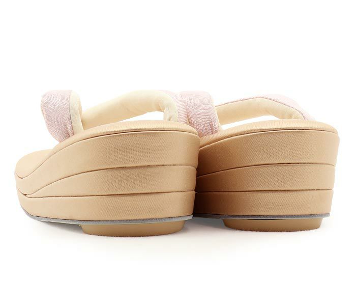 草履留袖用訪問着用レディース白梅謹製Lサイズゴールド金ピンク菱織生地2の3枚芯日本製痛くない歩きやすい女性黒留袖色留袖礼装用フォーマル結婚式ぞうり草履着物草履単品草履だけ