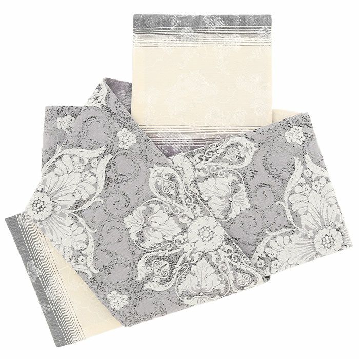 半幅帯正絹半巾帯リバーシブルおしゃれ小袋帯