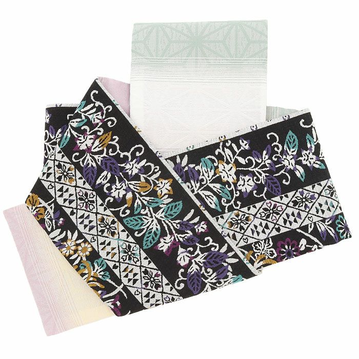 半幅帯正絹半巾帯リバーシブルおしゃれ小袋帯