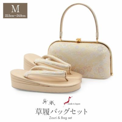 アウトレット】草履バッグセット 留袖用 訪問着用 草履バッグ 螺鈿細工