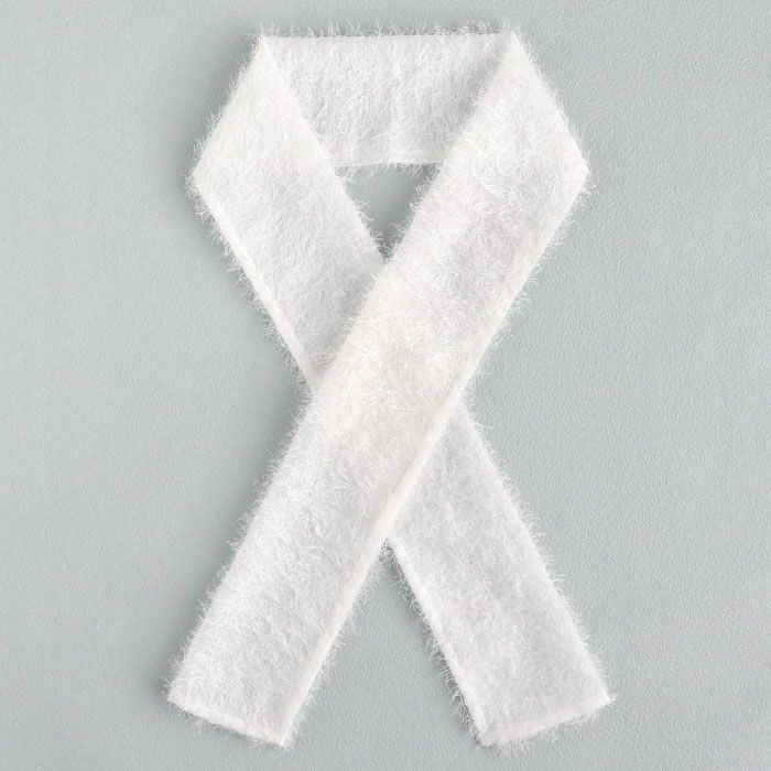 半襟半衿普段用振袖用袴用グレージュブラックホワイト黒白うれしづくしシャギー日本製メール便対応可カジュアル用小紋紬色無地御召振袖卒業袴和装通販購入ふわこもフェイクファーフェザーヤーンリバーシブルベージュ