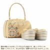 草履バッグセット留袖用訪問着用草履バッグ彩小径Mサイズゴールドシャンパンゴールド金立涌華紋正絹帯地3枚芯日本製痛くない黒留袖色留袖礼装用フォーマル結婚式ぞうり草履草履バック草履バックセット着物