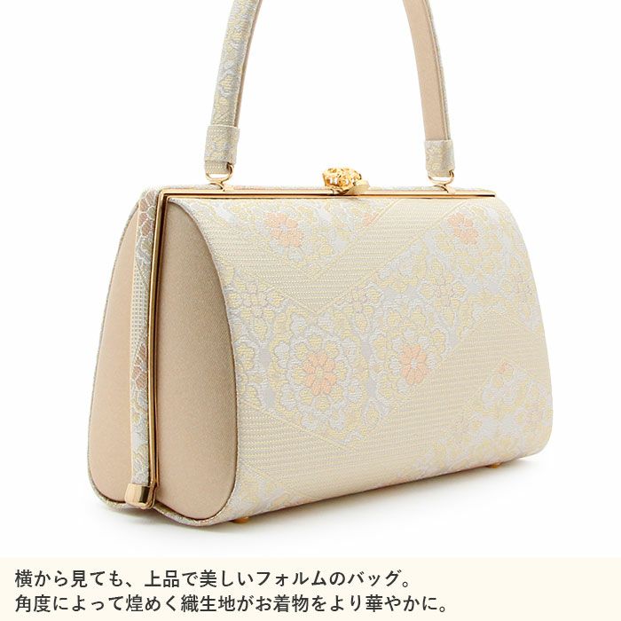 草履バッグセット留袖用訪問着用草履バッグ紗織沙織Mサイズゴールド金花文織生地1の3枚芯日本製痛くないパールトーン加工黒留袖色留袖礼装用フォーマル結婚式ぞうり草履草履バック草履