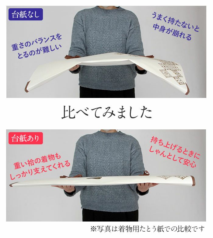 台紙 たとう紙 厚紙 帯 帯用 文庫 10枚セット 55cm用 特厚口 550g/m2