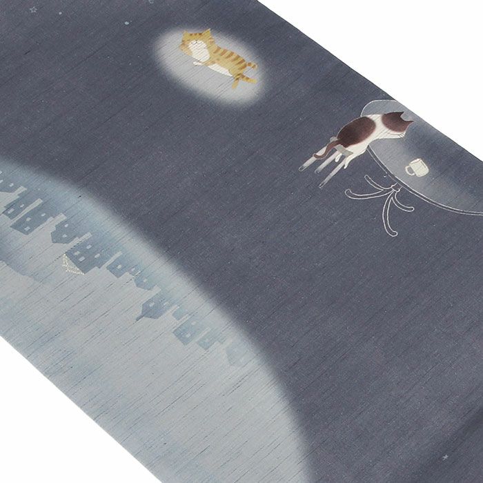 京袋帯夏夏帯麻スイカ割りWAKKA仕立て上がりおびなごや帯名古屋帯未使用新品初夏晩夏盛夏おびなごや帯単衣薄物夏物小紋紬色無地カジュアル通販購入obi